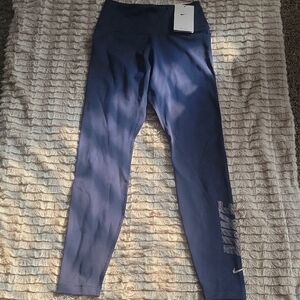 Nike Deep Blue Athletic Leggings